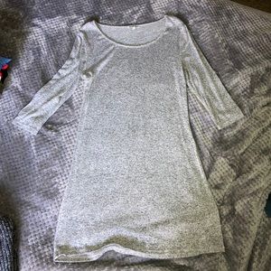 Grey cotton dress